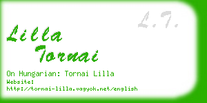 lilla tornai business card